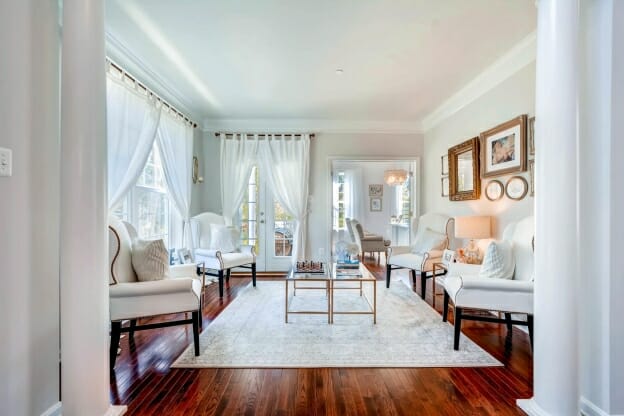Custom Homes Testimonials Living Room
