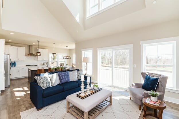 The Bynum model home First Floor Owner's Suite Family Room