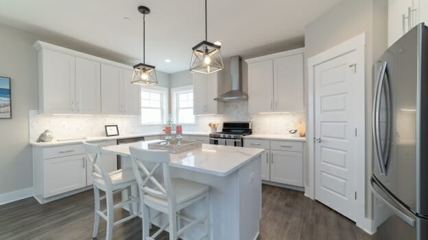 Potomac Rancher kitchen Greenspring Homes Maryland