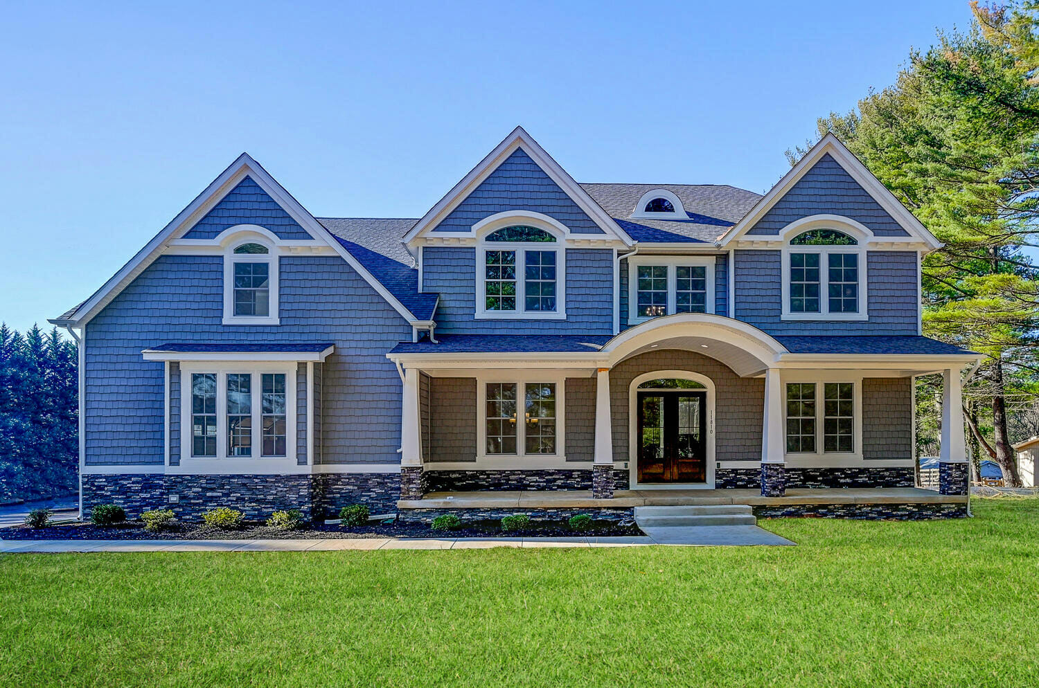 Lutherville-Timonium house front exterior