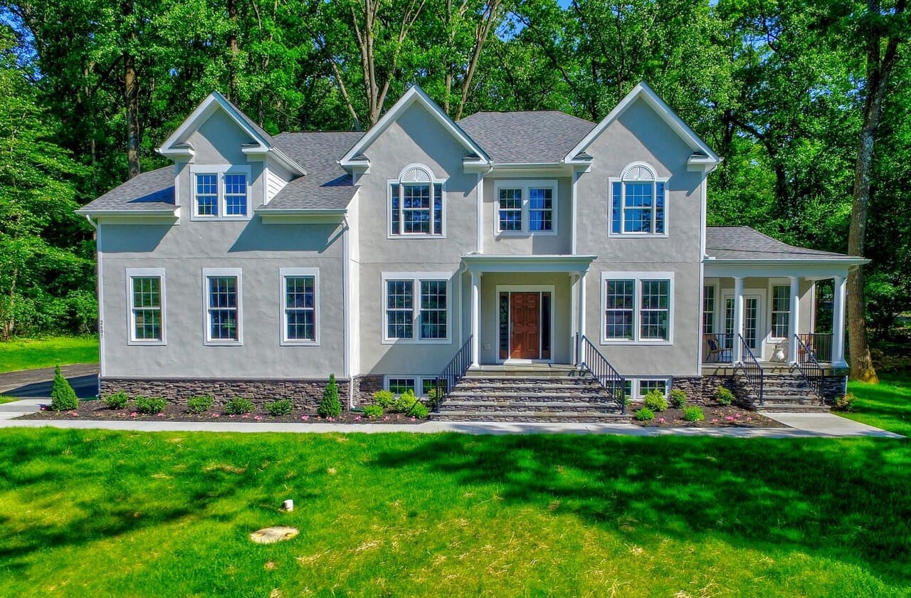 Reisterstown house front exterior