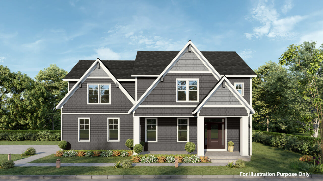 Roosevelt I Craftsman front exterior illustration