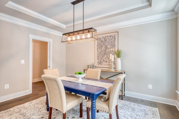 Dining room in new home