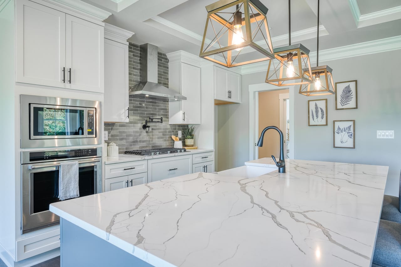 New kitchen in new model home