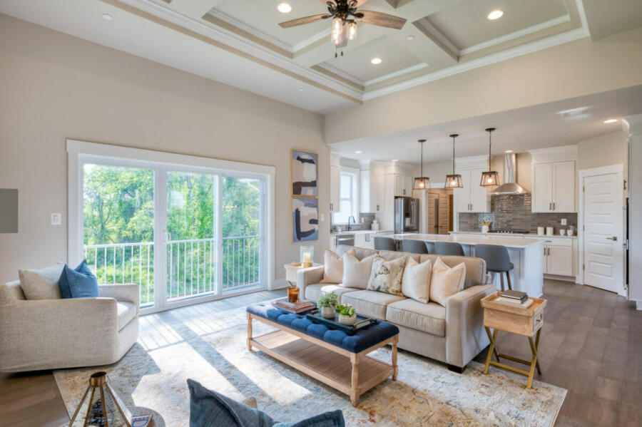 Fallston house family room