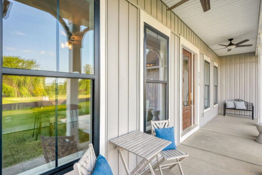 Fallston house front porch